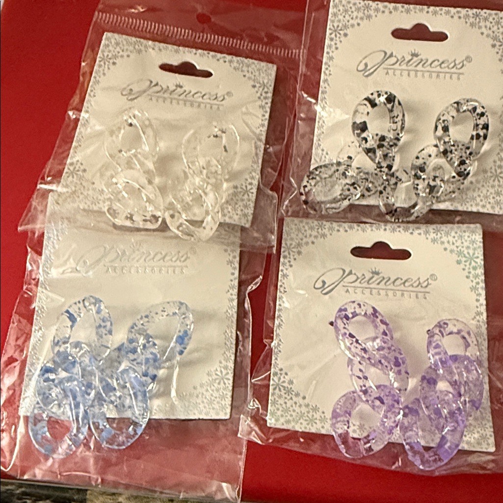 Resin Chain Earrings